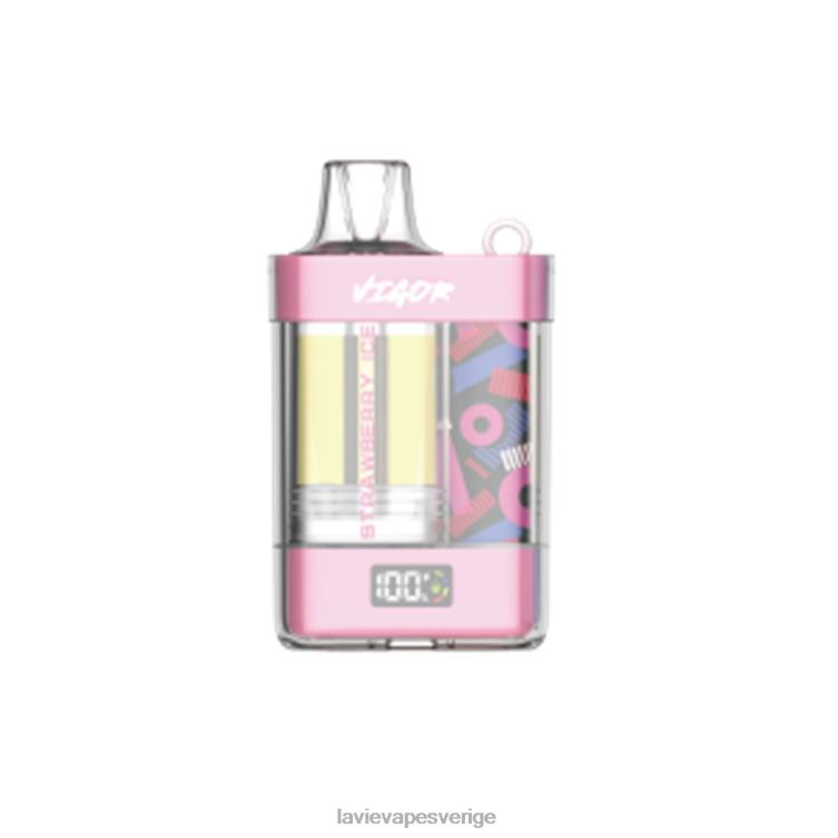 84X261 Lavie Vape Sverige | jordgubbsis LAVIE VIGOR 15 000 bloss